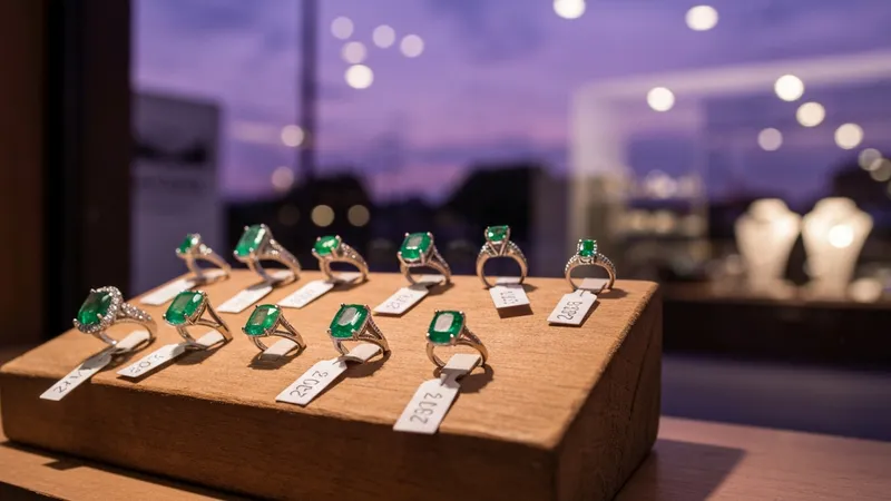 Certificat de gemmologie pour émeraude naturelle